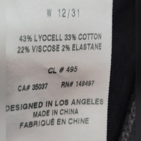 Sam Edelman The Stiletto High Rise Crop Black Washed Skinny Jeans - Size 12 / 31 - Picture 12 of 12